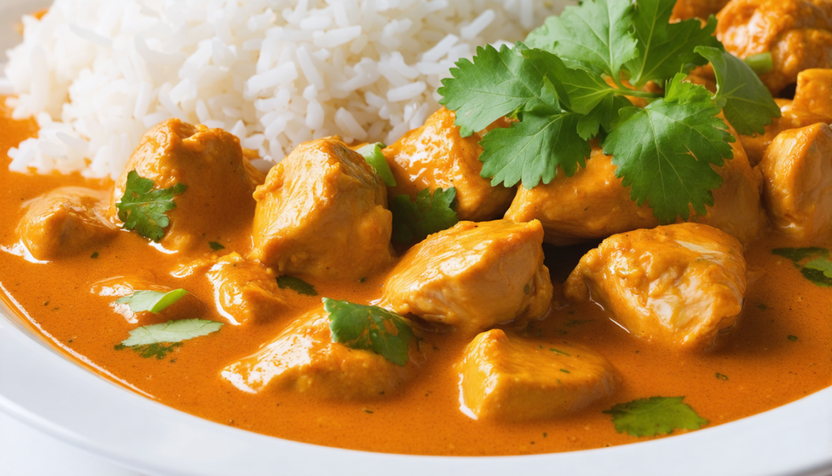 découvrez notre recette facile et gourmande pour préparer un poulet au curry et lait de coco, alliant saveurs exotiques et douceur crémeuse pour un repas délicieux.