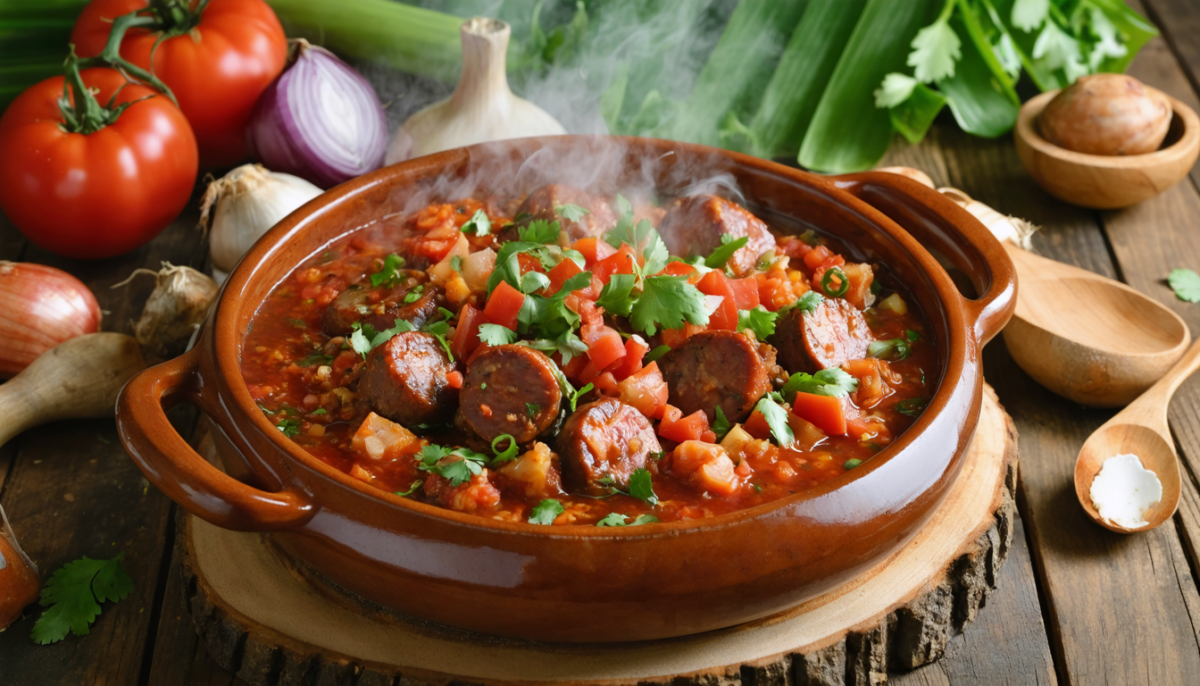 apprenez à préparer le véritable rougail saucisse réunionnais grâce à notre recette authentique, riche en saveurs et traditions de l'île de la réunion.