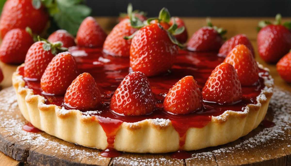 découvrez notre délicieuse recette de tarte aux fraises, un dessert frais et gourmand parfait pour toutes les occasions. facile à préparer, cette tarte ravira vos papilles et celles de vos invités.