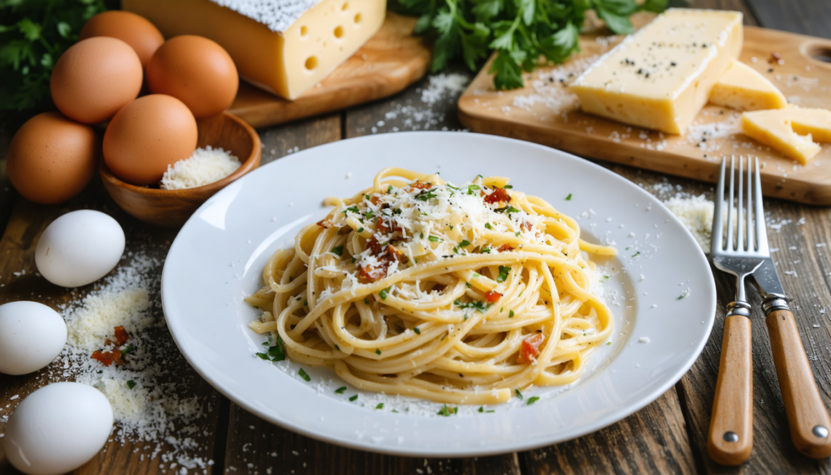 découvrez la recette authentique des pâtes carbonara, simple et savoureuse, pour réussir ce plat italien traditionnel chez vous.