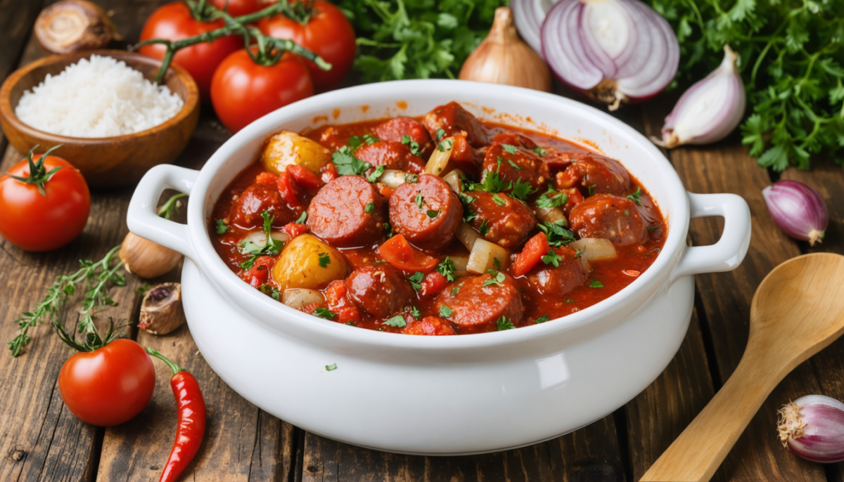 découvrez la recette facile et savoureuse du rougail saucisse à réaliser chez vous avec le mr cuisine. préparez ce plat réunionnais authentique en toute simplicité !