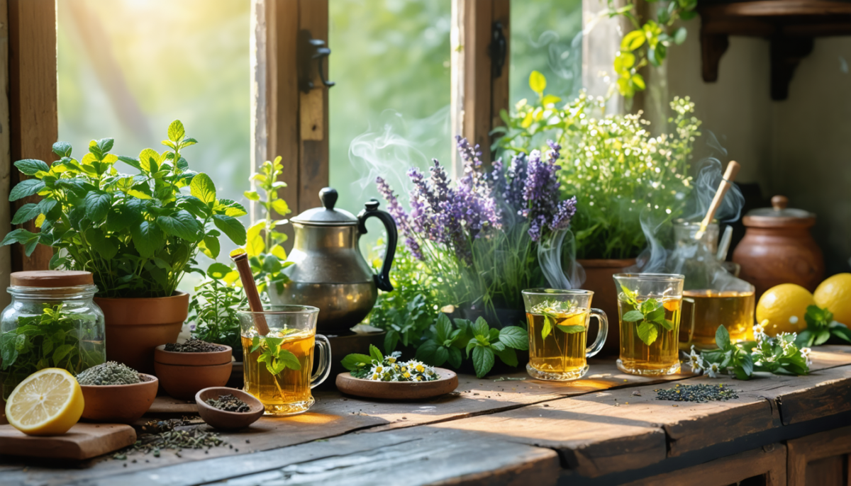 découvrez nos recettes naturelles de tisanes maison pour améliorer votre bien-être au quotidien avec des ingrédients simples et efficaces.