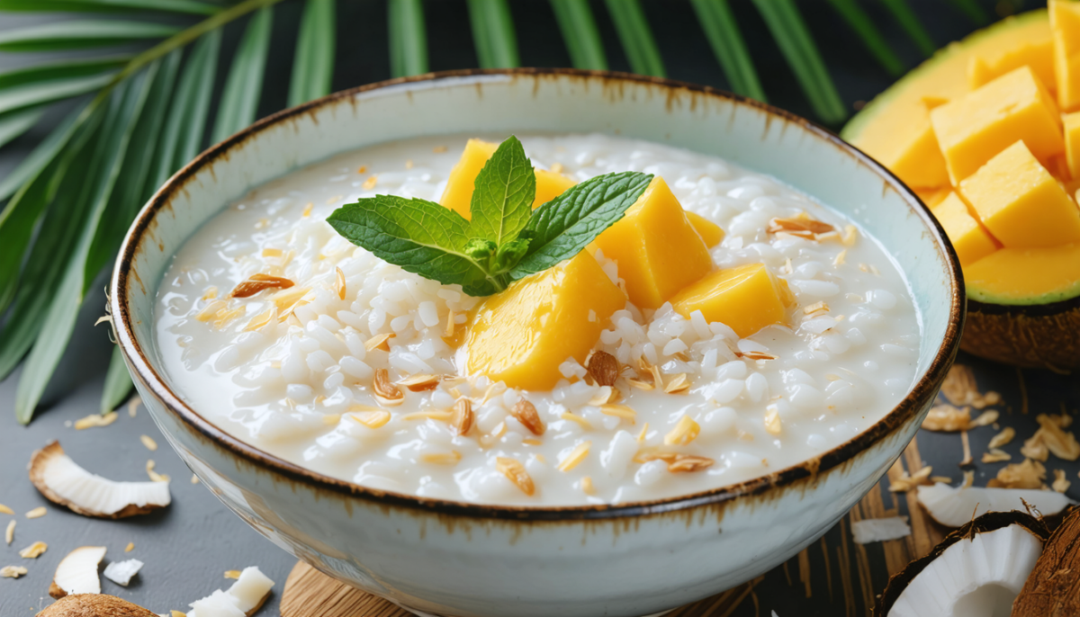 découvrez notre recette de riz au lait de coco, une douceur exotique et onctueuse qui vous transporte directement sous les tropiques. un dessert facile, gourmand et plein de saveurs.
