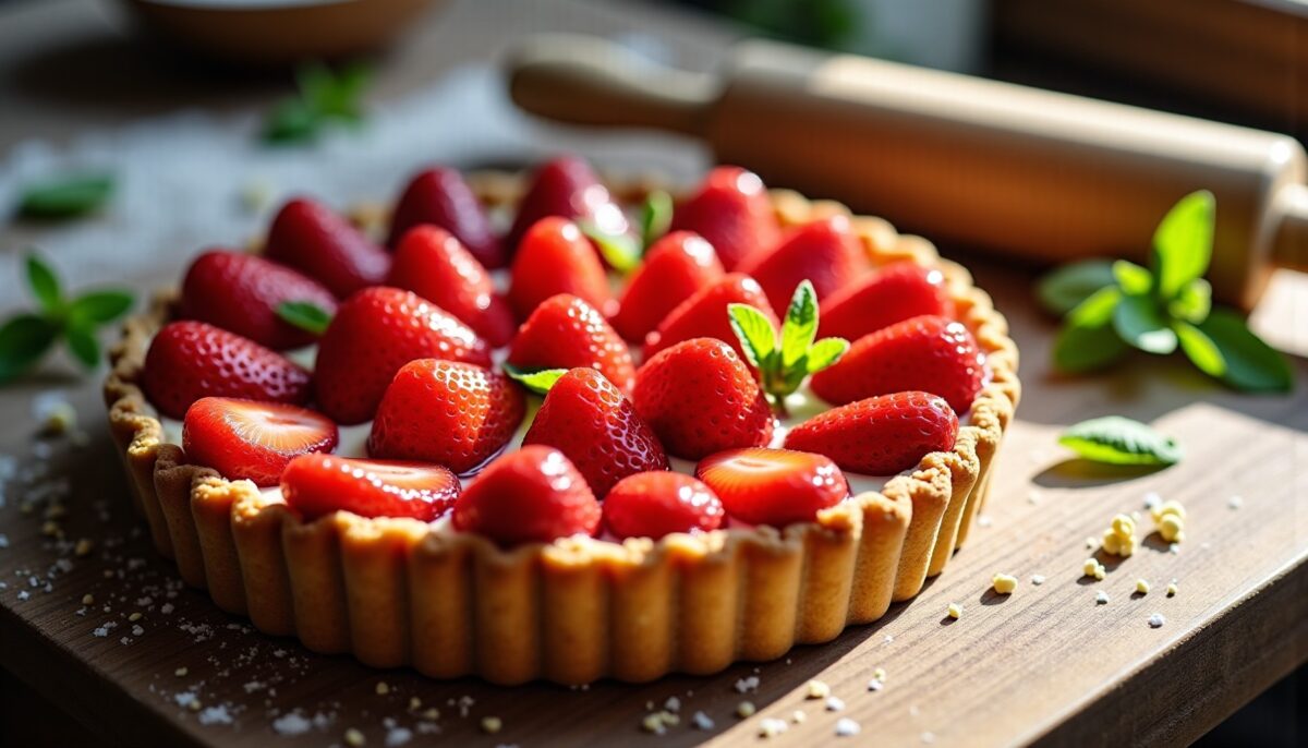 Délicieuse tarte aux fraises : la recette incontournable pour un dessert frais et gourmand
