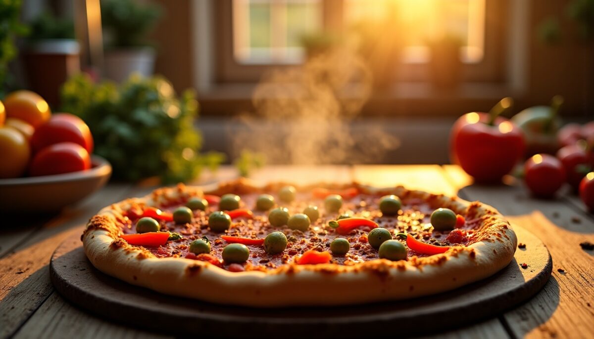 Délicieuse pizza aux saveurs orientales : une recette authentique à découvrir