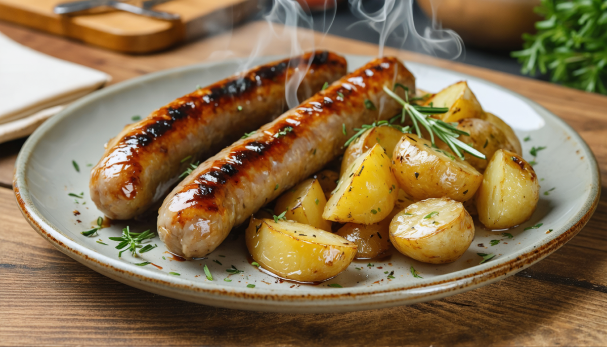 découvrez la recette traditionnelle du boudin blanc accompagné de pommes de terre rôties, un plat délicieux et réconfortant qui ravira tous les palais.
