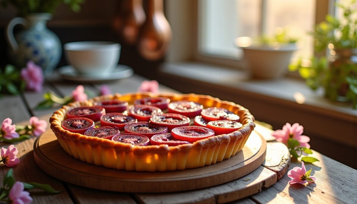 La tarte aux prunes : une gourmandise printanière à savourer