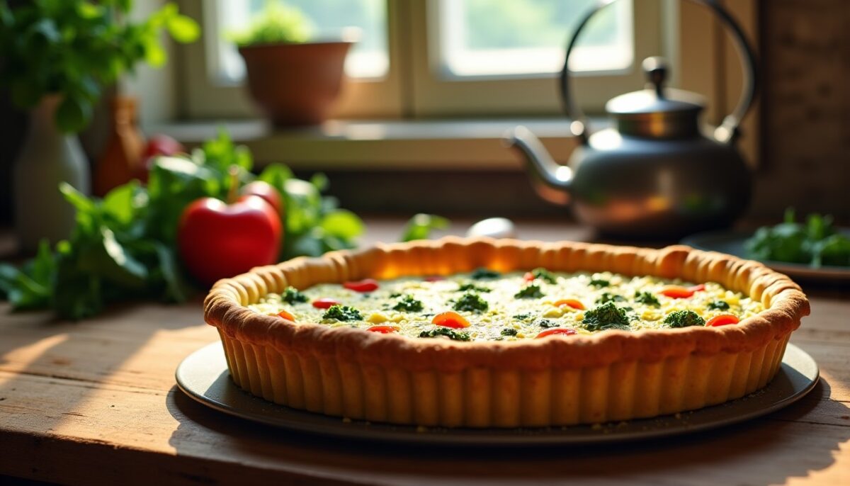 Quiche légère sans crème fraîche : recette maison facile et express