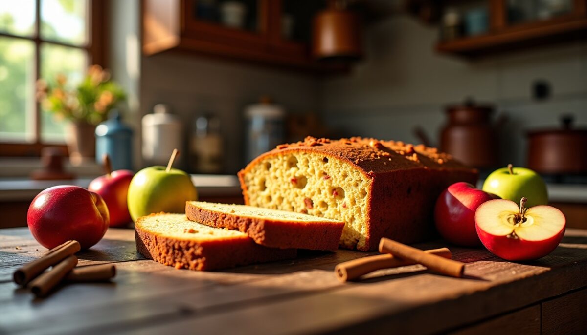 La gourmandise du quatre-quarts aux pommes : un classique intemporel revisité