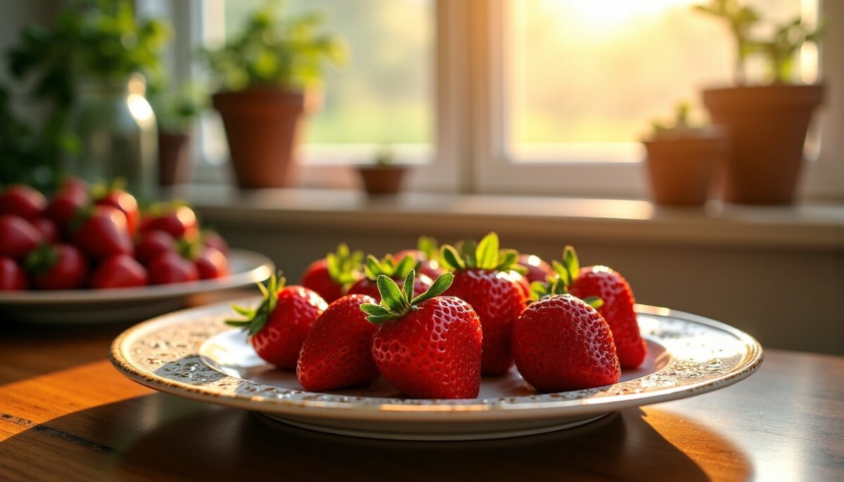 Délices estivaux : la recette facile et savoureuse des fraises rôties à l’air fryer