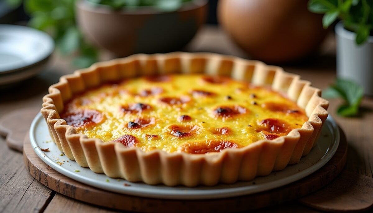 Découvrez la recette incontournable de la quiche au fromage fondante et savoureuse