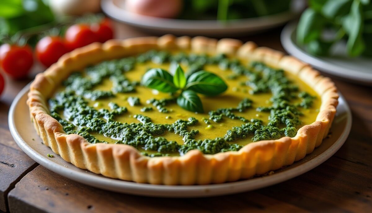 Tarte Soleil au Pesto : Une Recette Simple et Rapide pour Éblouir vos Papilles