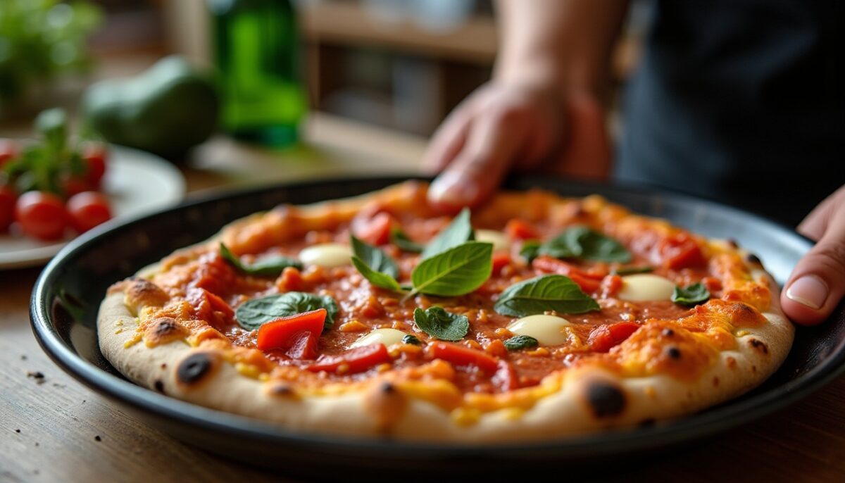 Délice oriental : Recette authentique de pizza aux saveurs du Moyen-Orient