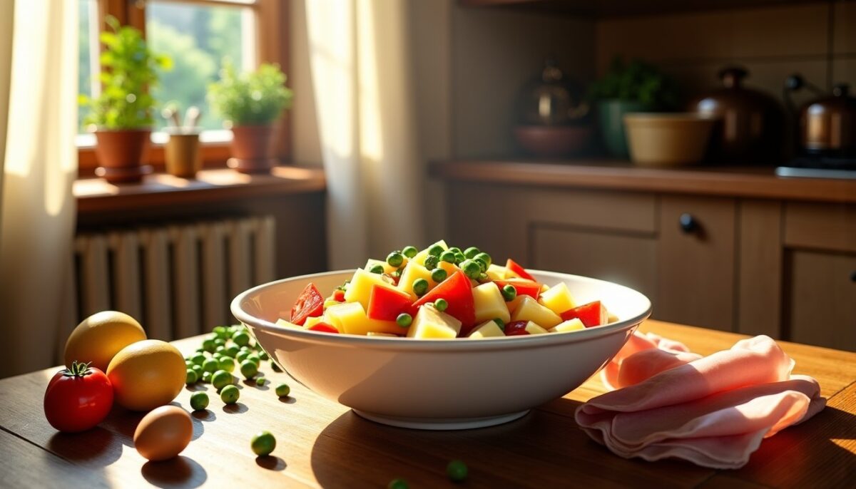 Découvrez la recette authentique de la salade piémontaise : un classique savoureux à préparer chez vous !